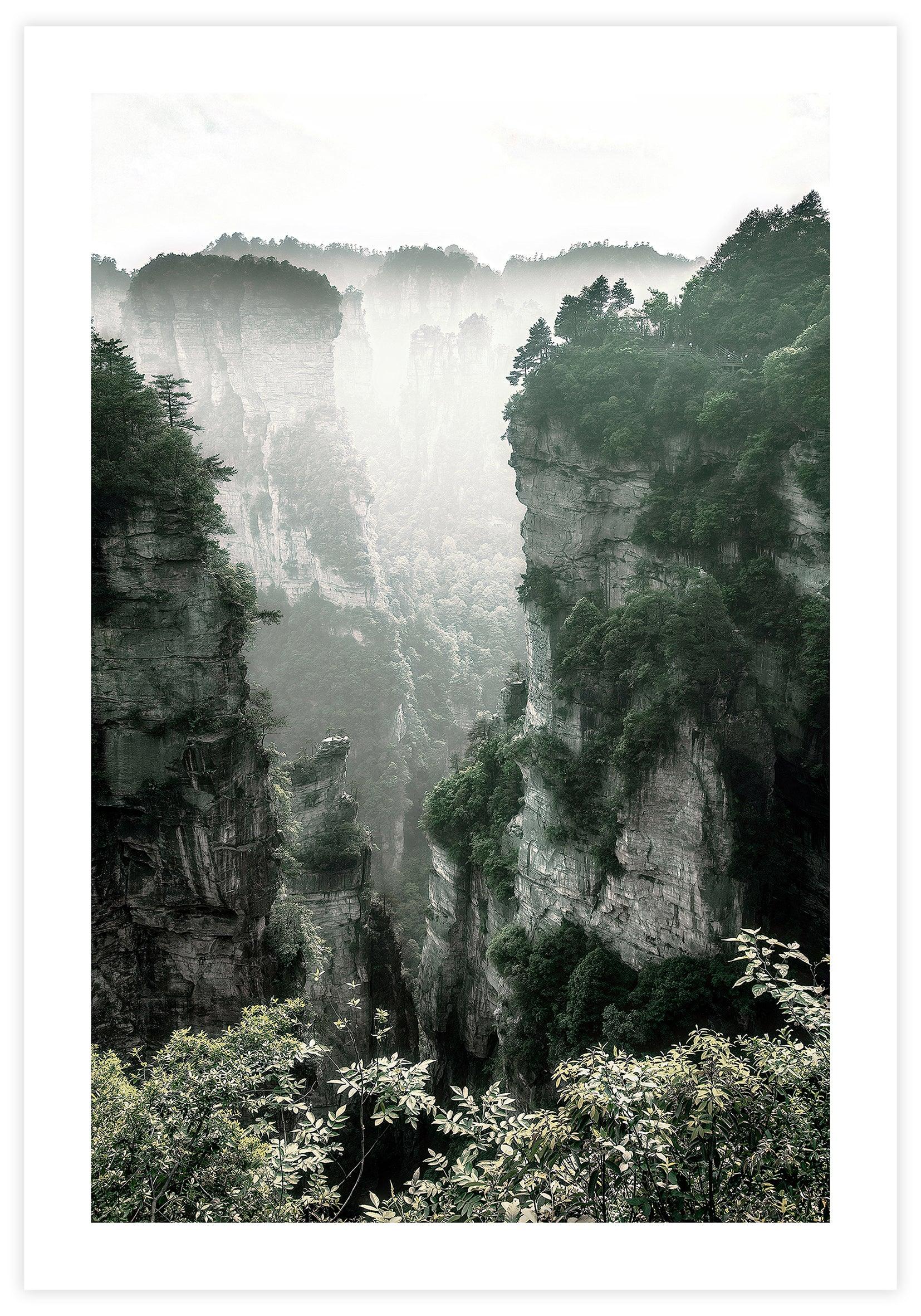 Mountain Tops Poster - KAMAN